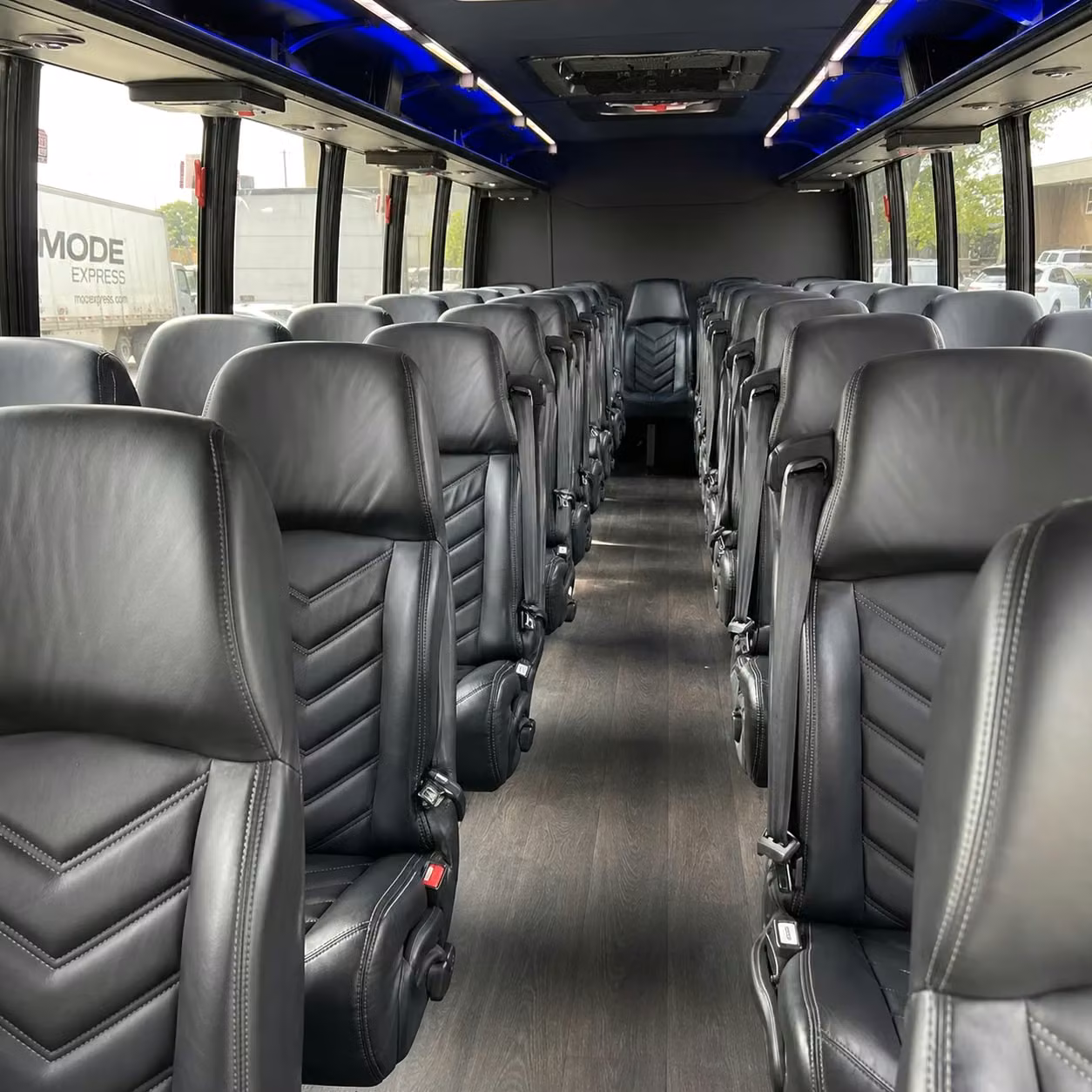 35 passenger minibus interior