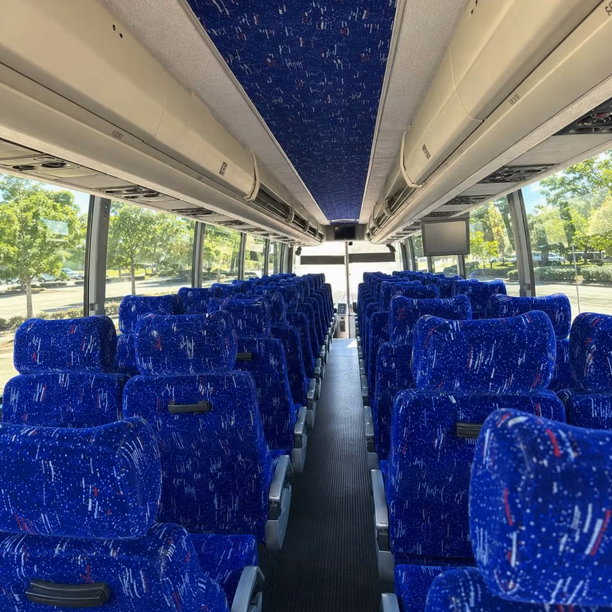 cross mountain charter bus rentals for fans headed to charlotte or knoxville