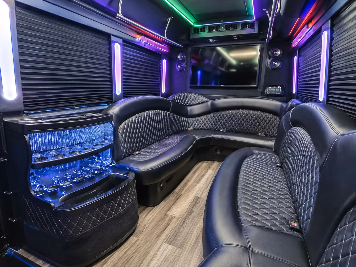 find the right party bus for a bachelorette concert night through downtown asheville